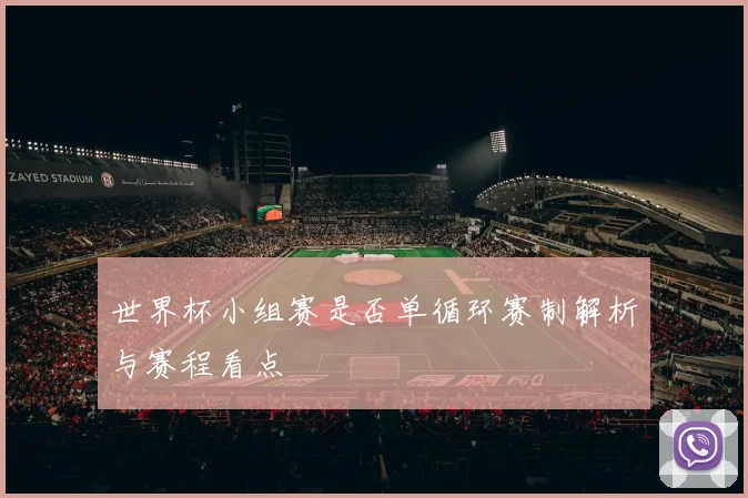 世界杯小组赛是否单循环赛制解析与赛程看点
